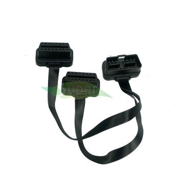 16pin männlichen und zwei weiblichen Obdii OBD 16 Pin für Elm327 Verlängerung Stecker